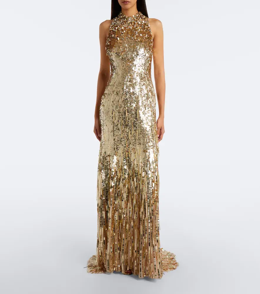 Jenny Packham Kimiko embellished halterneck gown | Thumbnail 6 Jenny Packham Kimiko embellished halterneck gown | Thumbnail 6