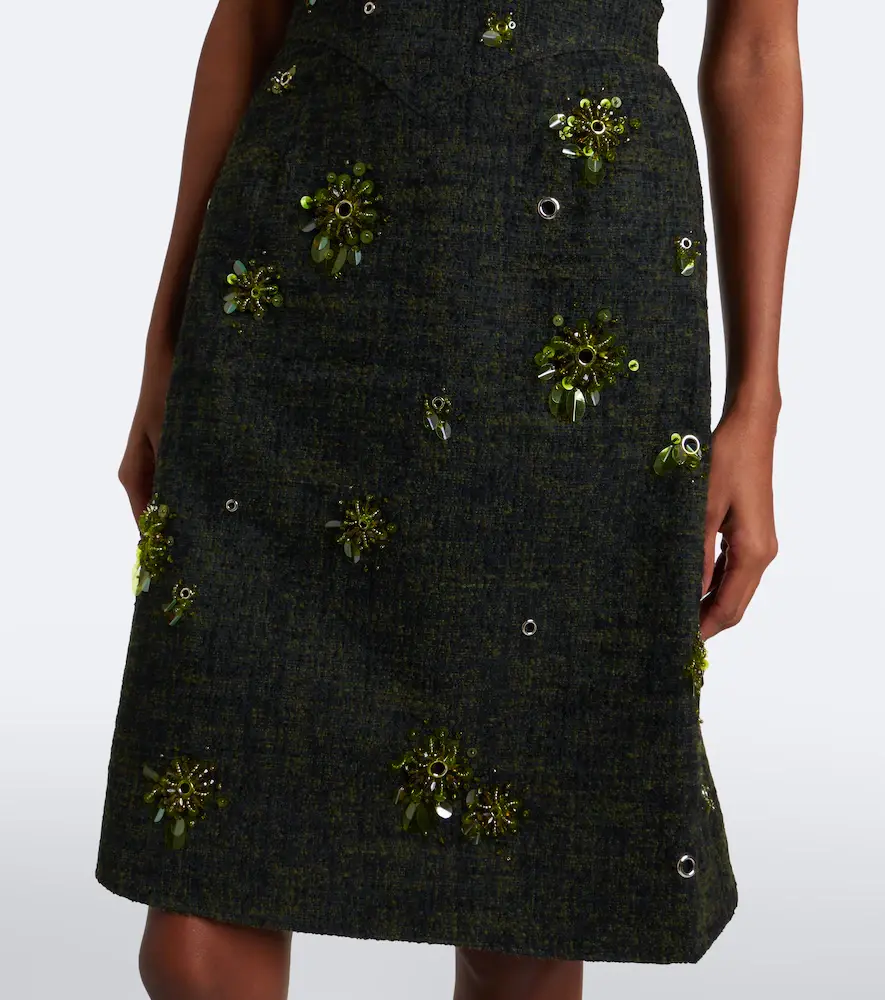 SHUSHU/TONG Embellished tweed minidress | Thumbnail 2 SHUSHU/TONG Embellished tweed minidress | Thumbnail 2