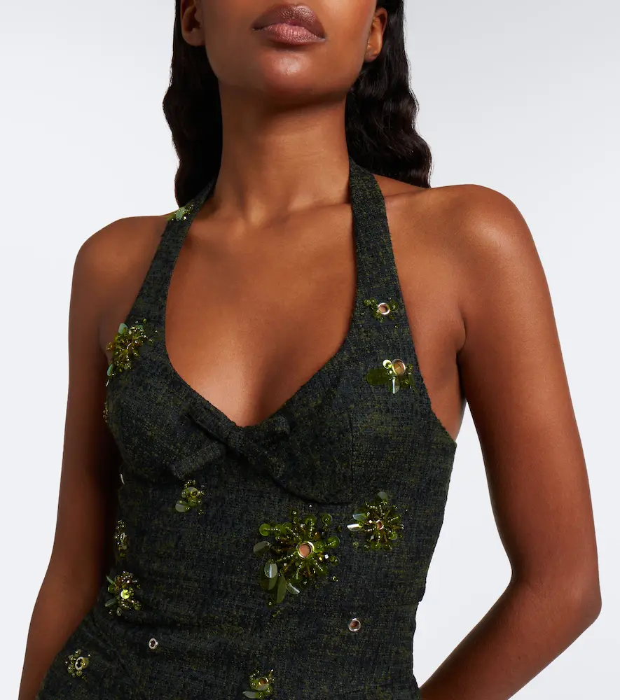 SHUSHU/TONG Embellished tweed minidress | Thumbnail 5 SHUSHU/TONG Embellished tweed minidress | Thumbnail 5