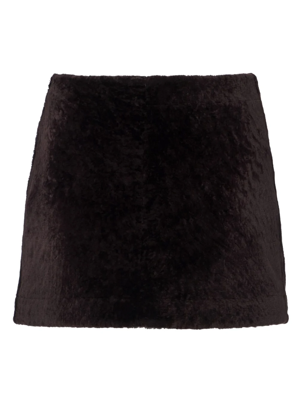 Melody shearling miniskirt