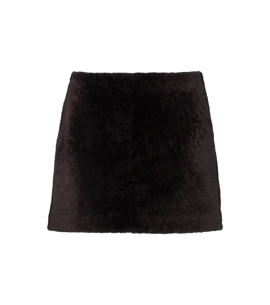 Melody shearling miniskirt Melody shearling miniskirt