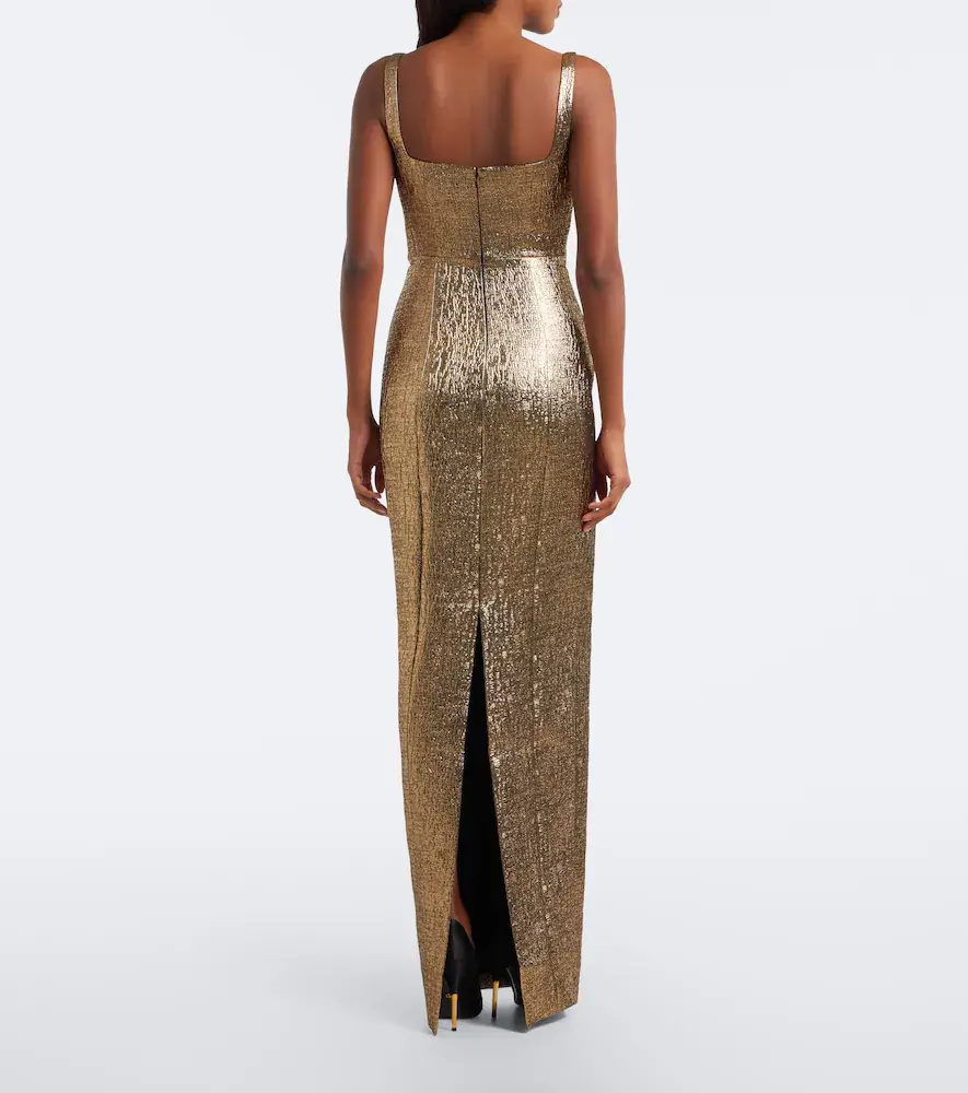 Roland Mouret Lamé jacquard gown | Thumbnail 4