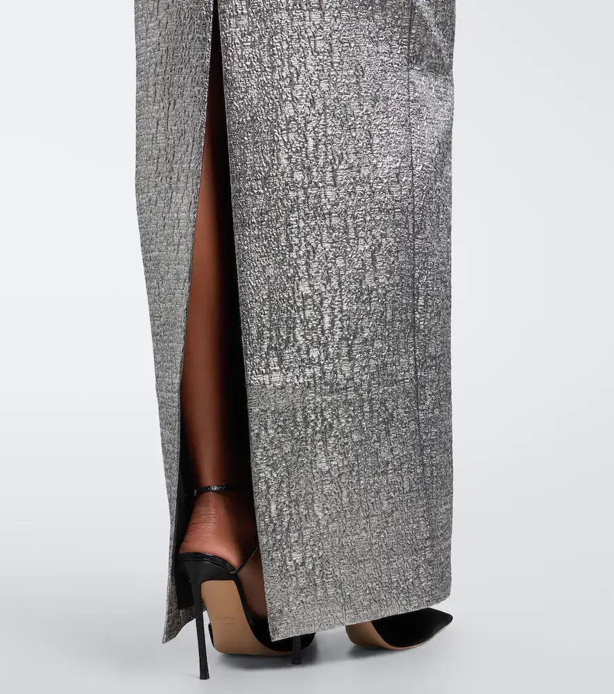 Roland Mouret Embellished lamé jacquard gown | Thumbnail 2