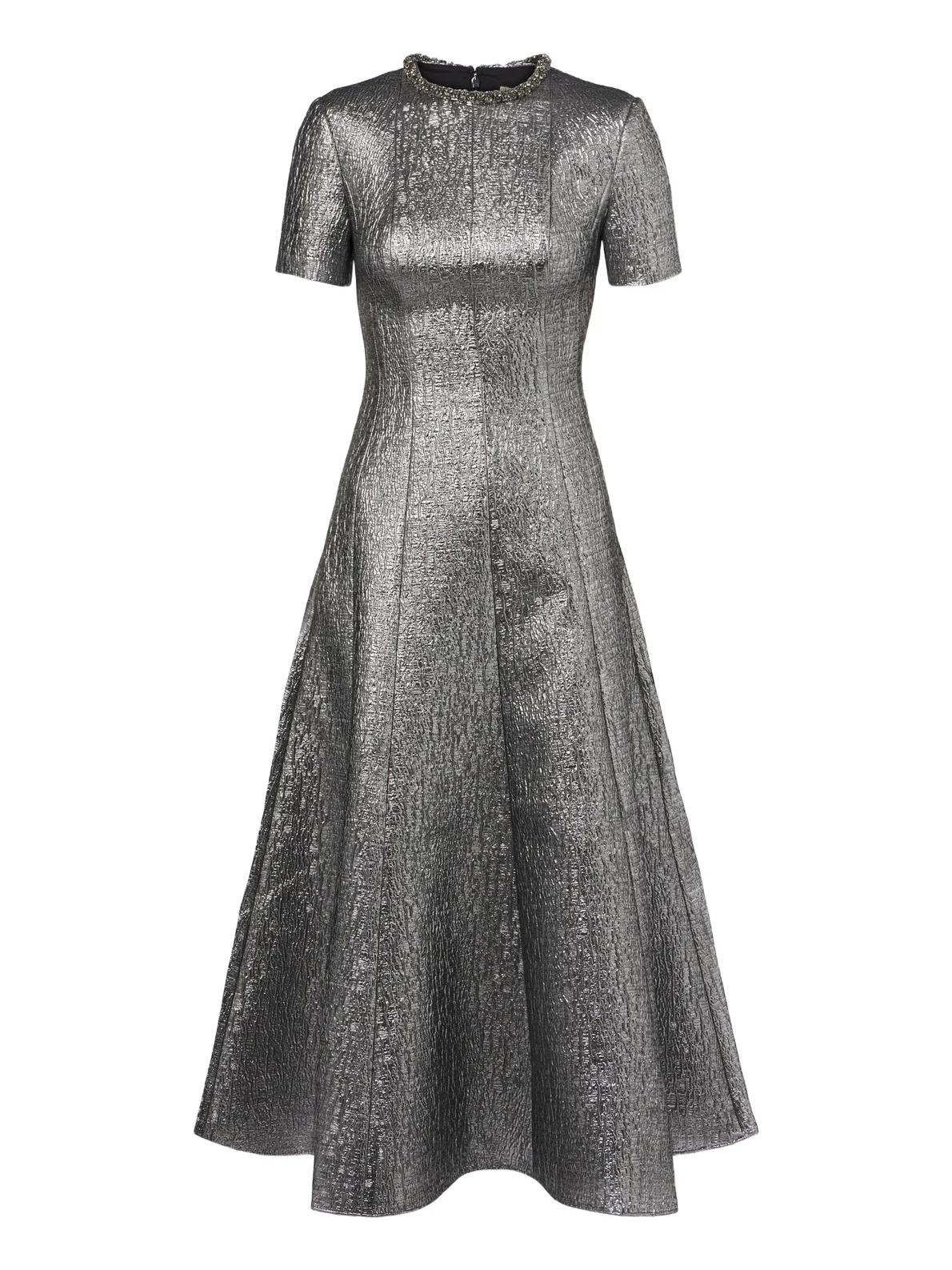 Roland Mouret Lamé jacquard maxi dress