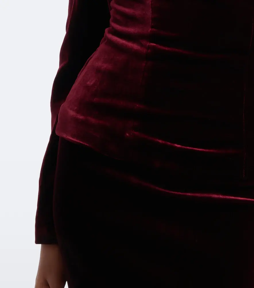 Roland Mouret Embellished velvet top | Thumbnail 2 Roland Mouret Embellished velvet top | Thumbnail 2