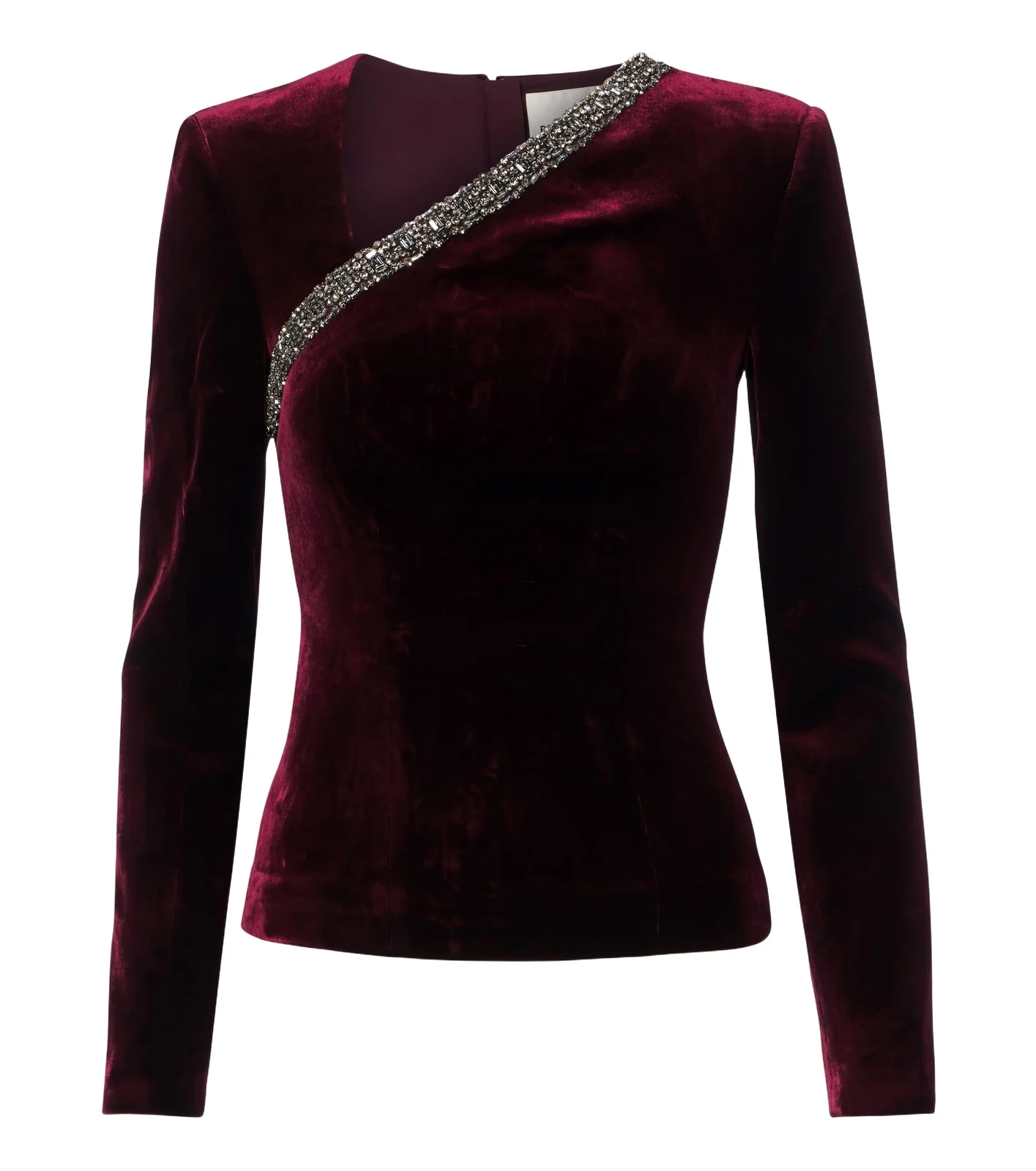 Embellished velvet top Embellished velvet top