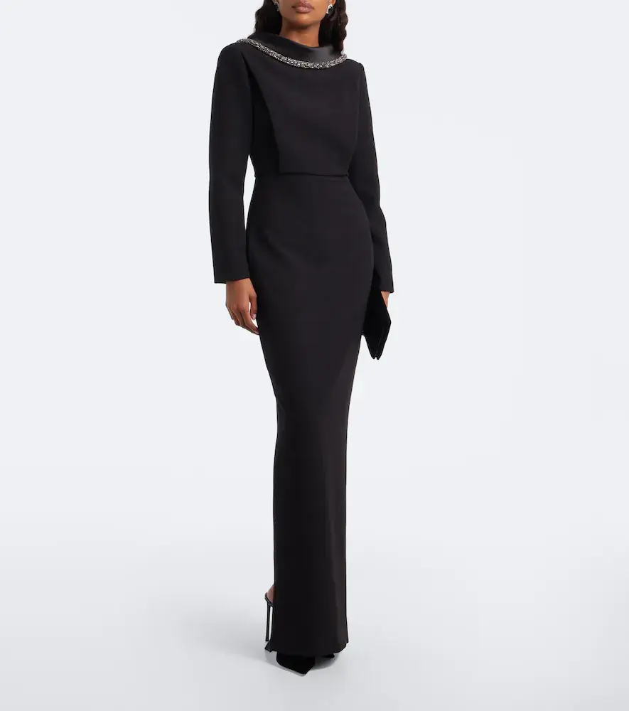 Roland Mouret Embellished crêpe gown | Thumbnail 3