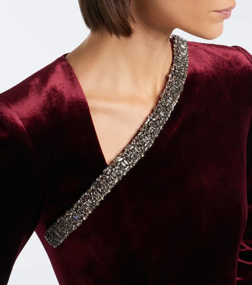 Roland Mouret Embellished velvet gown | Thumbnail 6