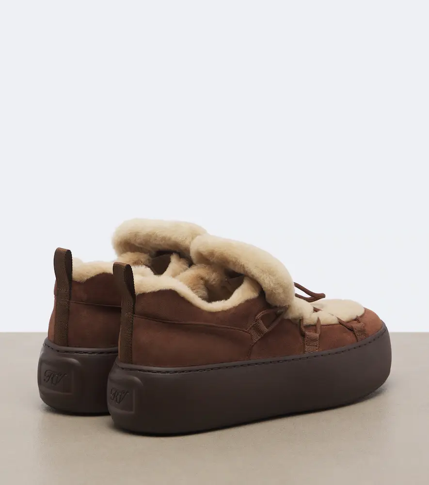 Roger Vivier Viv' Up shearling and suede sneakers | Thumbnail 2 Roger Vivier Viv' Up shearling and suede sneakers | Thumbnail 2