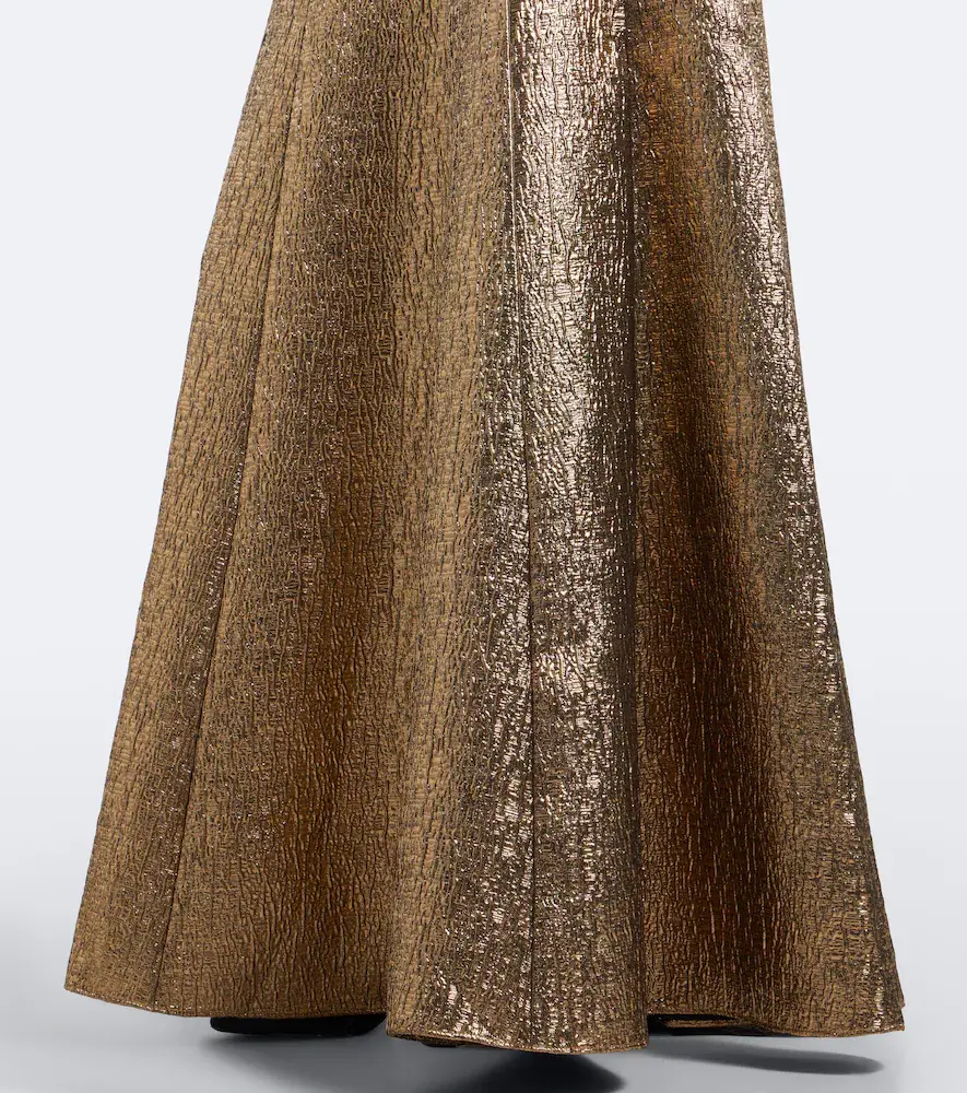 Roland Mouret Embellished lamé jacquard gown | Thumbnail 4 Roland Mouret Embellished lamé jacquard gown | Thumbnail 4