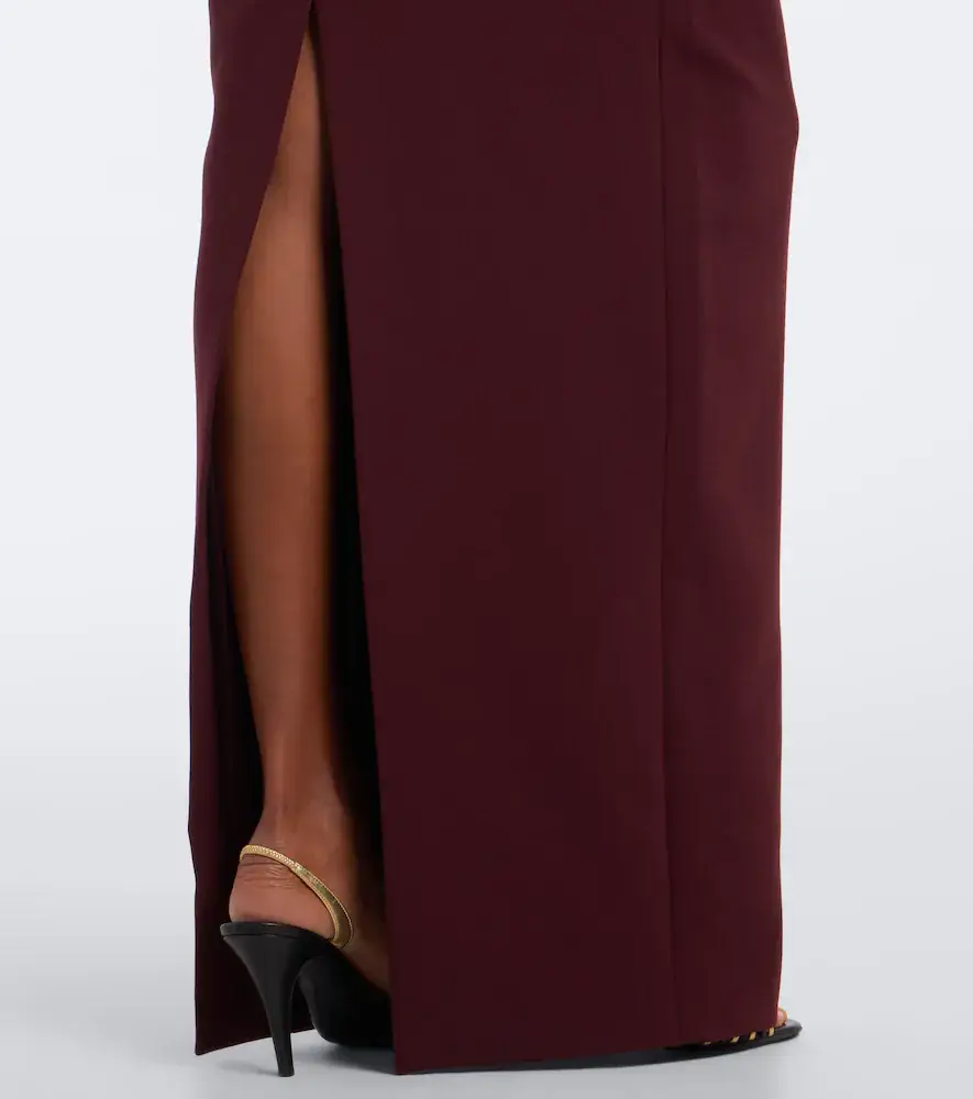 Roland Mouret Floral-appliqué crêpe midi dress | Thumbnail 3