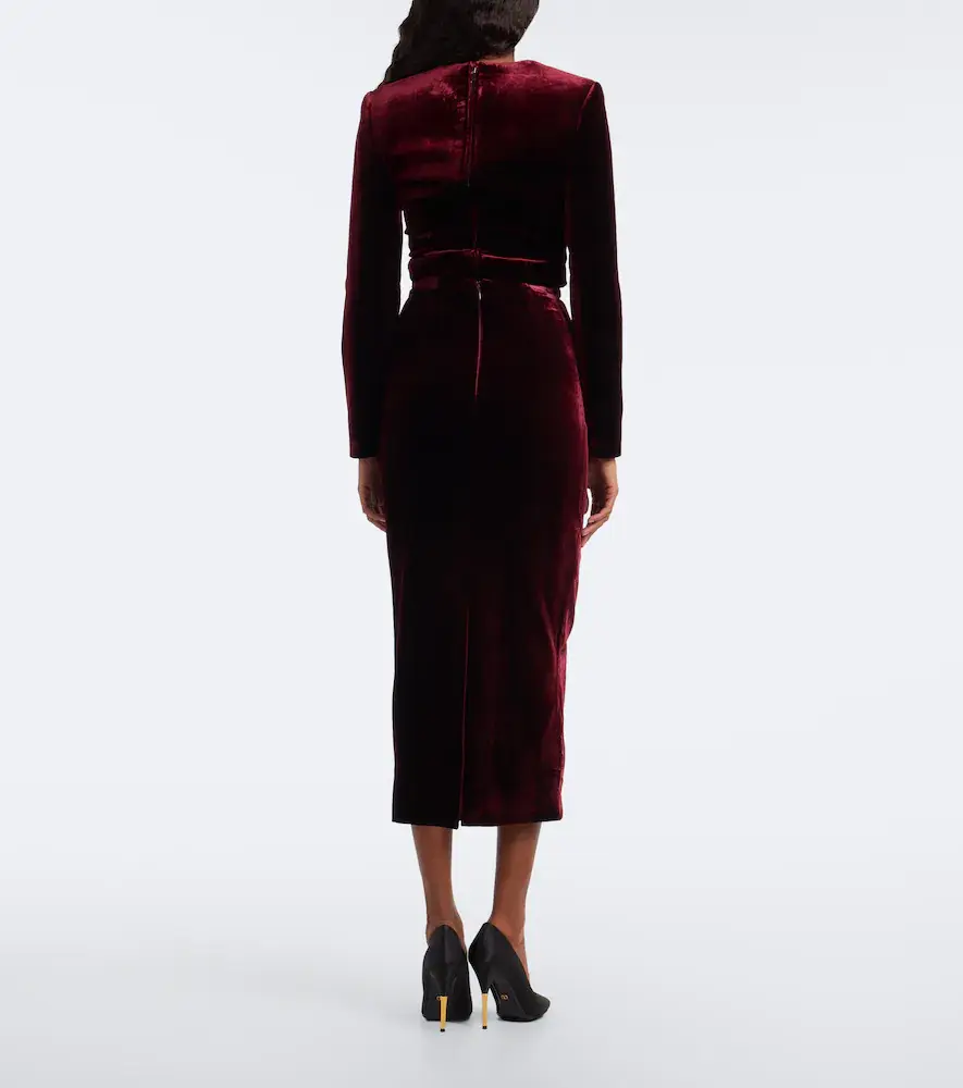 Roland Mouret Velvet pencil skirt | Thumbnail 3