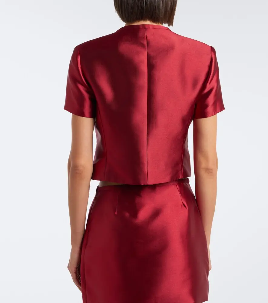 Simkhai Naelle bow-detail satin top | Thumbnail 6 Simkhai Naelle bow-detail satin top | Thumbnail 6