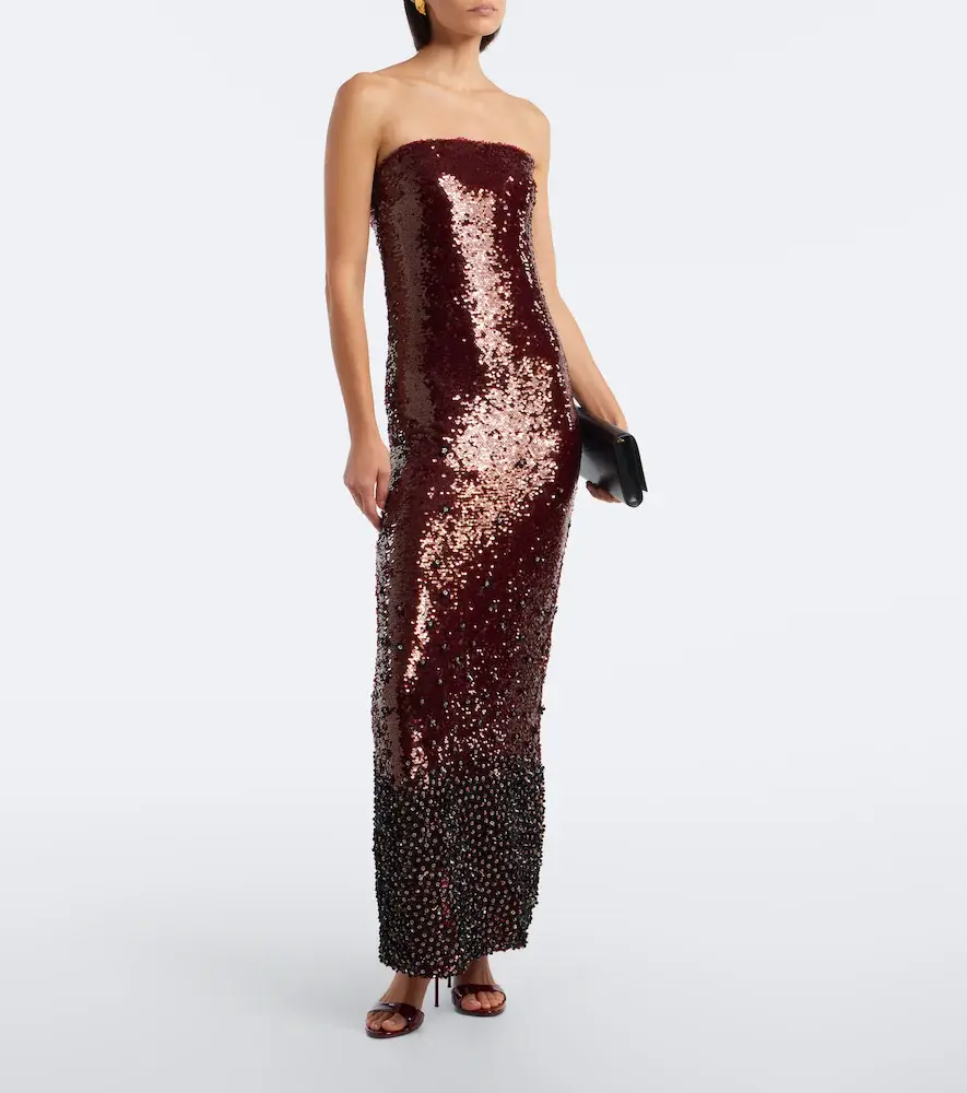 LA FUORI Là Fuori Sequined bustier gown | Thumbnail 4 LA FUORI Là Fuori Sequined bustier gown | Thumbnail 4