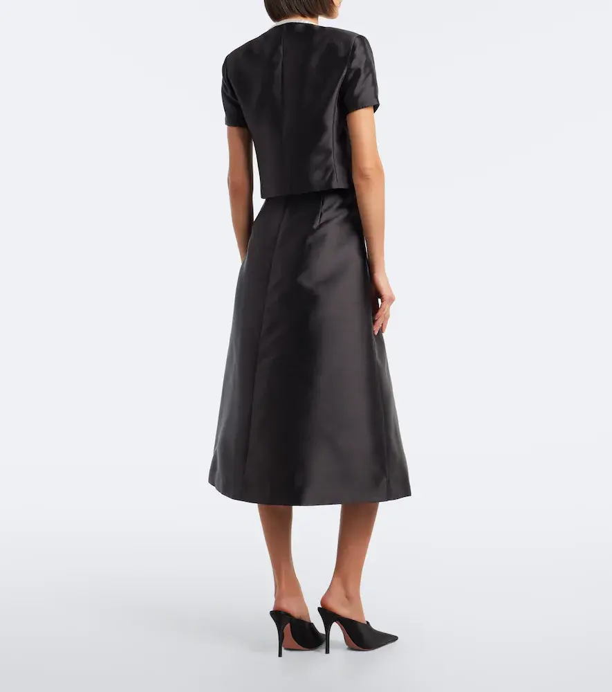 Simkhai Vexa satin midi skirt | Thumbnail 2 Simkhai Vexa satin midi skirt | Thumbnail 2