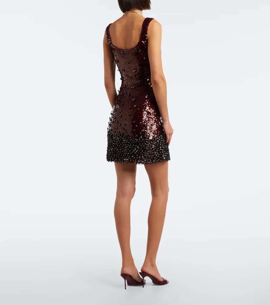 LA FUORI Là Fuori Embellished floral minidress | Thumbnail 4 LA FUORI Là Fuori Embellished floral minidress | Thumbnail 4