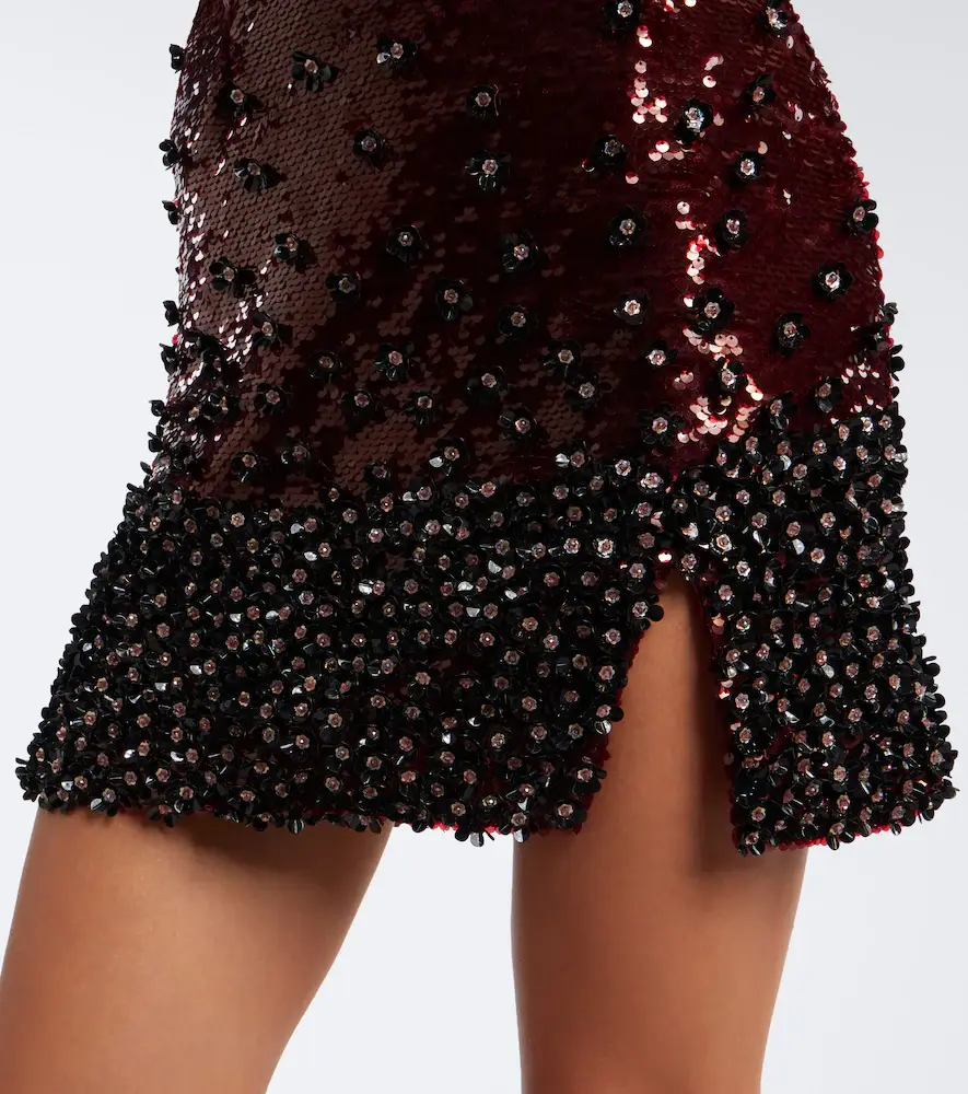 LA FUORI Là Fuori Embellished floral minidress | Thumbnail 5 LA FUORI Là Fuori Embellished floral minidress | Thumbnail 5