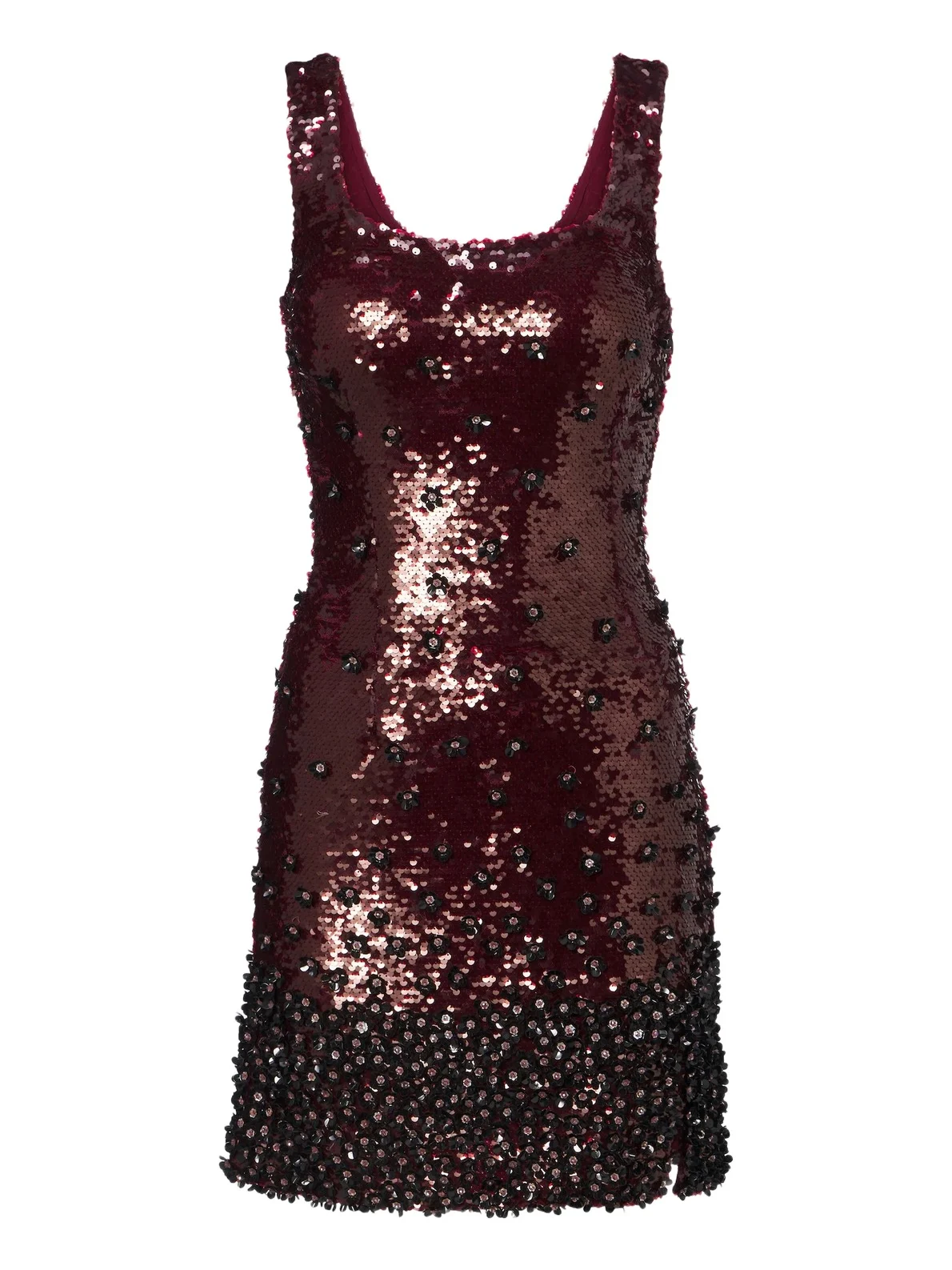 Là Fuori Embellished floral minidress