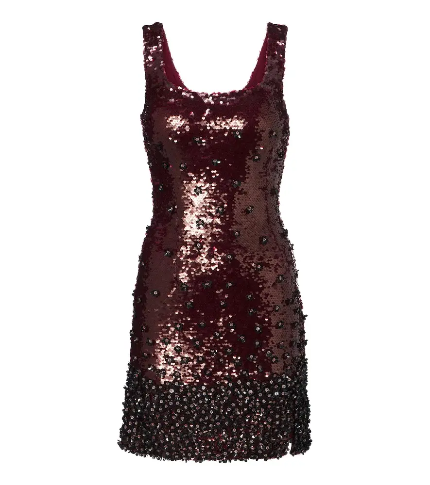 Là Fuori Embellished floral minidress Là Fuori Embellished floral minidress
