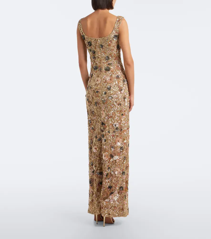 LA FUORI Là Fuori Cyprus Garden floral sequined gown | Thumbnail 6 LA FUORI Là Fuori Cyprus Garden floral sequined gown | Thumbnail 6