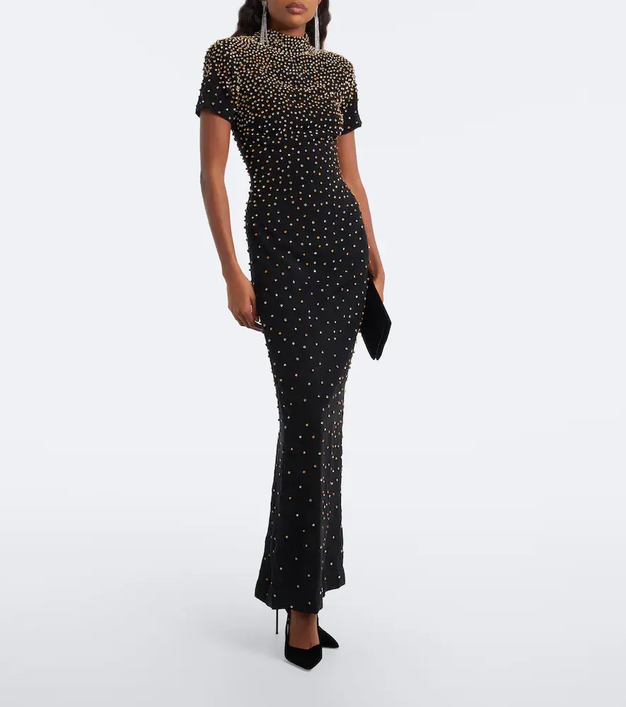 LA FUORI Là Fuori Nyx Constellation Bloom embellished gown | Thumbnail 2 LA FUORI Là Fuori Nyx Constellation Bloom embellished gown | Thumbnail 2