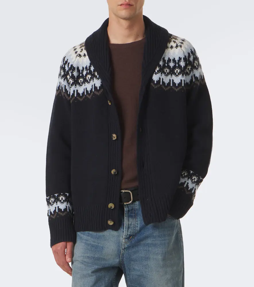 Arch4 Mr Frostvale Fair Isle cashmere cardigan | Thumbnail 4 Arch4 Mr Frostvale Fair Isle cashmere cardigan | Thumbnail 4