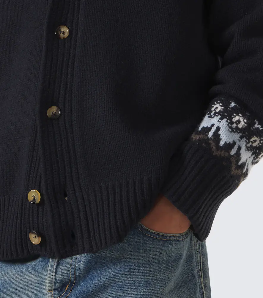 Arch4 Mr Frostvale Fair Isle cashmere cardigan | Thumbnail 5 Arch4 Mr Frostvale Fair Isle cashmere cardigan | Thumbnail 5