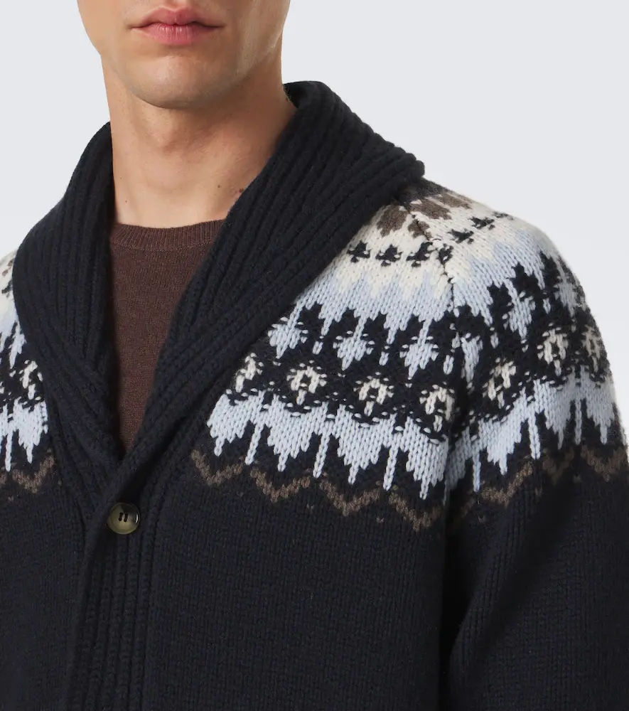 Arch4 Mr Frostvale Fair Isle cashmere cardigan | Thumbnail 6 Arch4 Mr Frostvale Fair Isle cashmere cardigan | Thumbnail 6