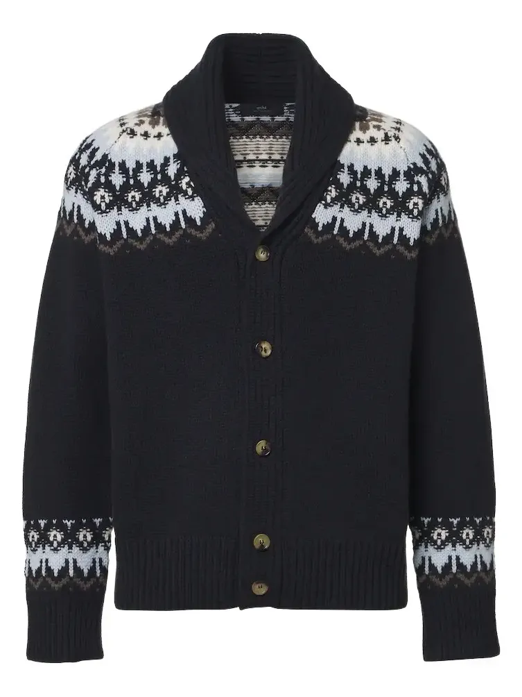 Mr Frostvale Fair Isle cashmere cardigan Mr Frostvale Fair Isle cashmere cardigan
