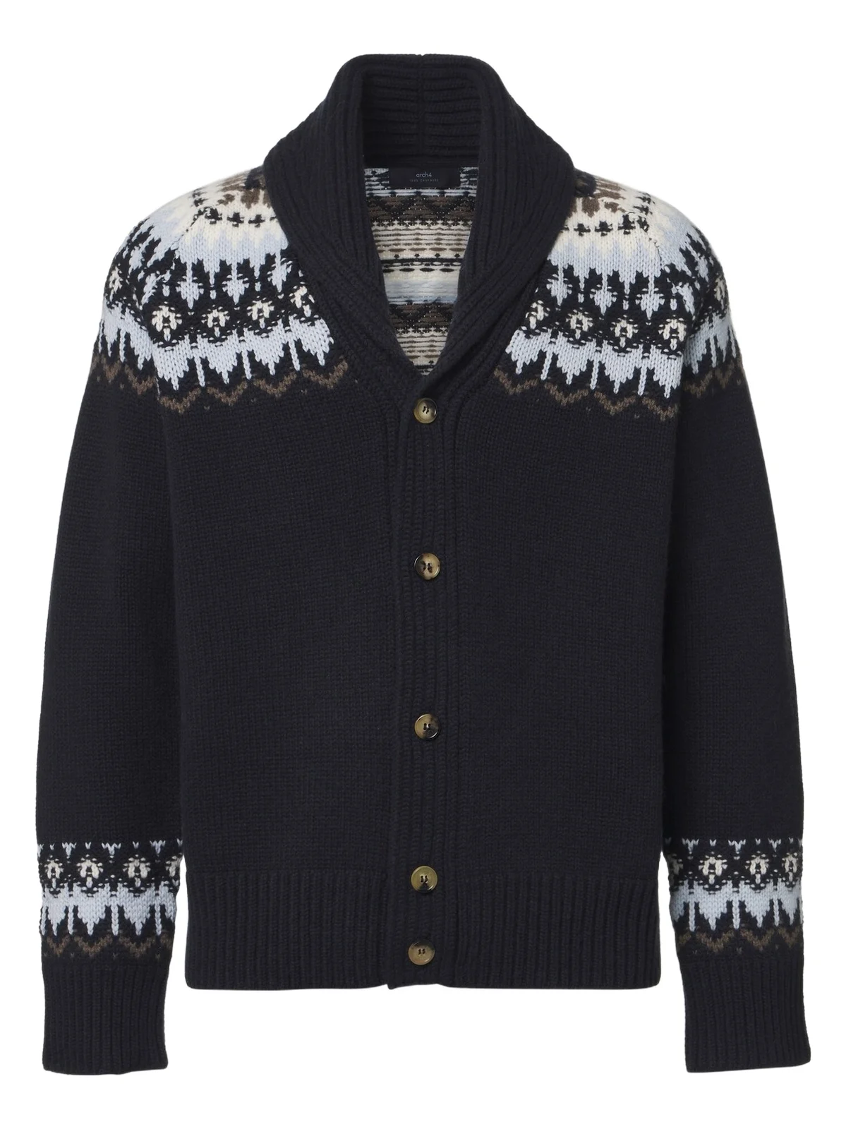 Mr Frostvale Fair Isle cashmere cardigan Mr Frostvale Fair Isle cashmere cardigan