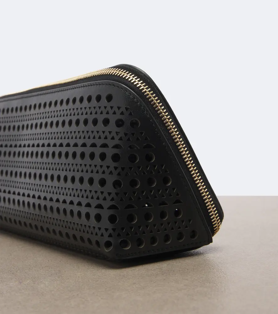 Alaïa Alaïa Delta Vienne leather clutch | Thumbnail 4