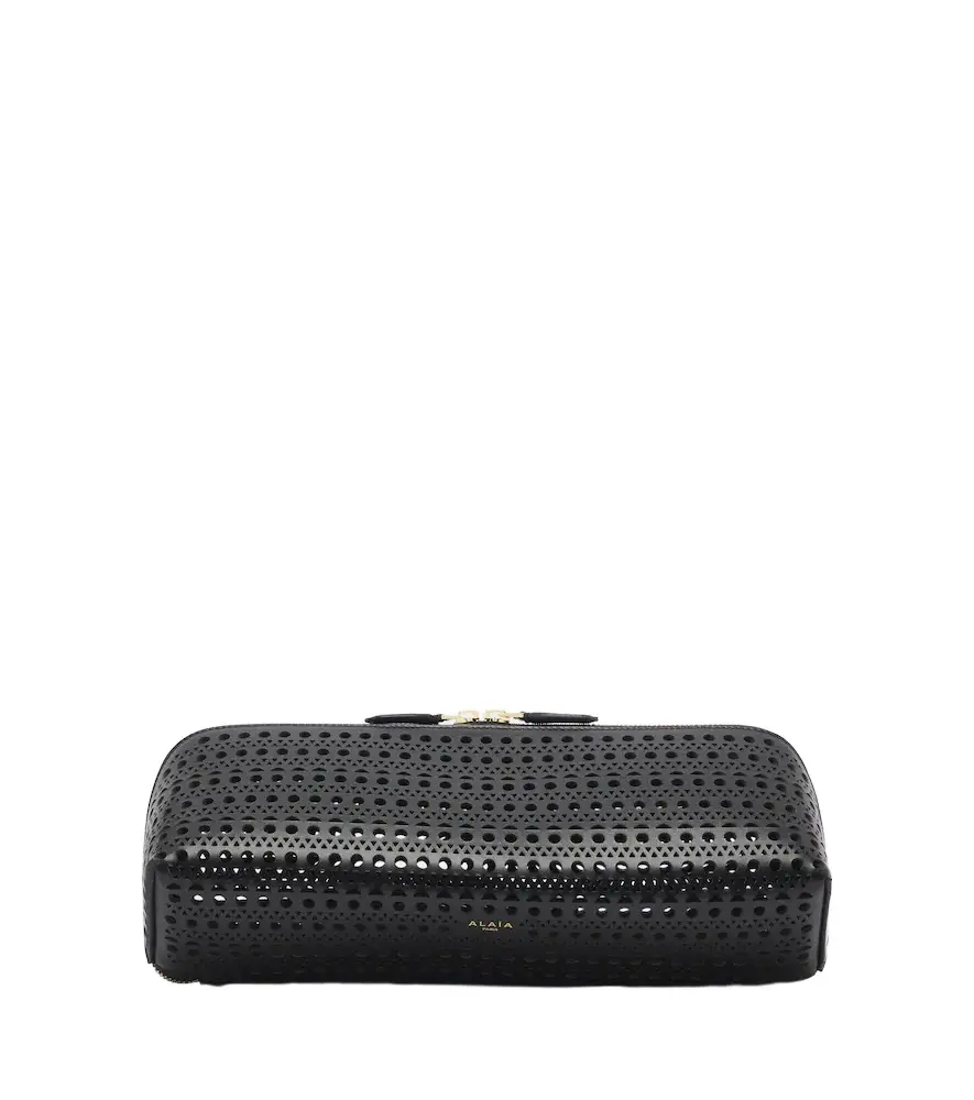 Alaïa Delta Vienne leather clutch Alaïa Delta Vienne leather clutch