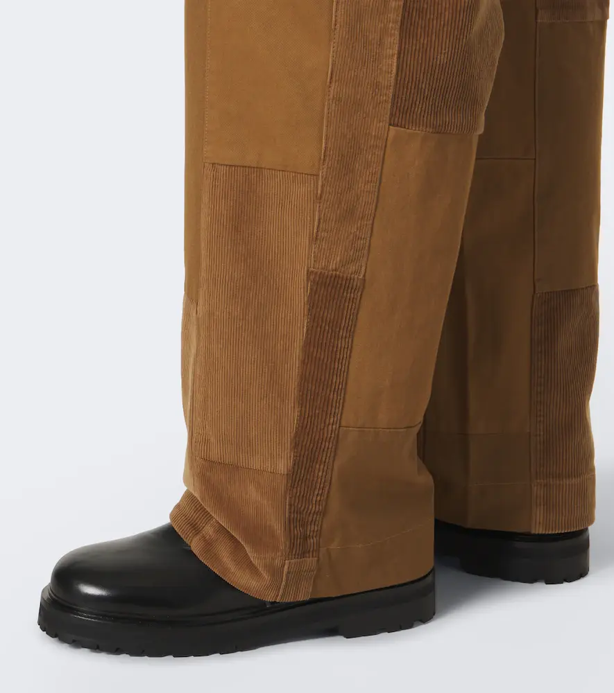 Junya Watanabe Patchwork cotton wide-leg pants | Thumbnail 3 Junya Watanabe Patchwork cotton wide-leg pants | Thumbnail 3