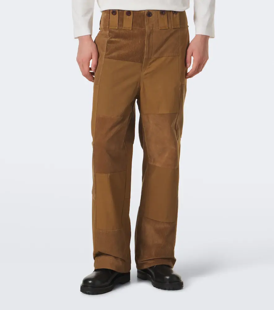 Junya Watanabe Patchwork cotton wide-leg pants | Thumbnail 6 Junya Watanabe Patchwork cotton wide-leg pants | Thumbnail 6