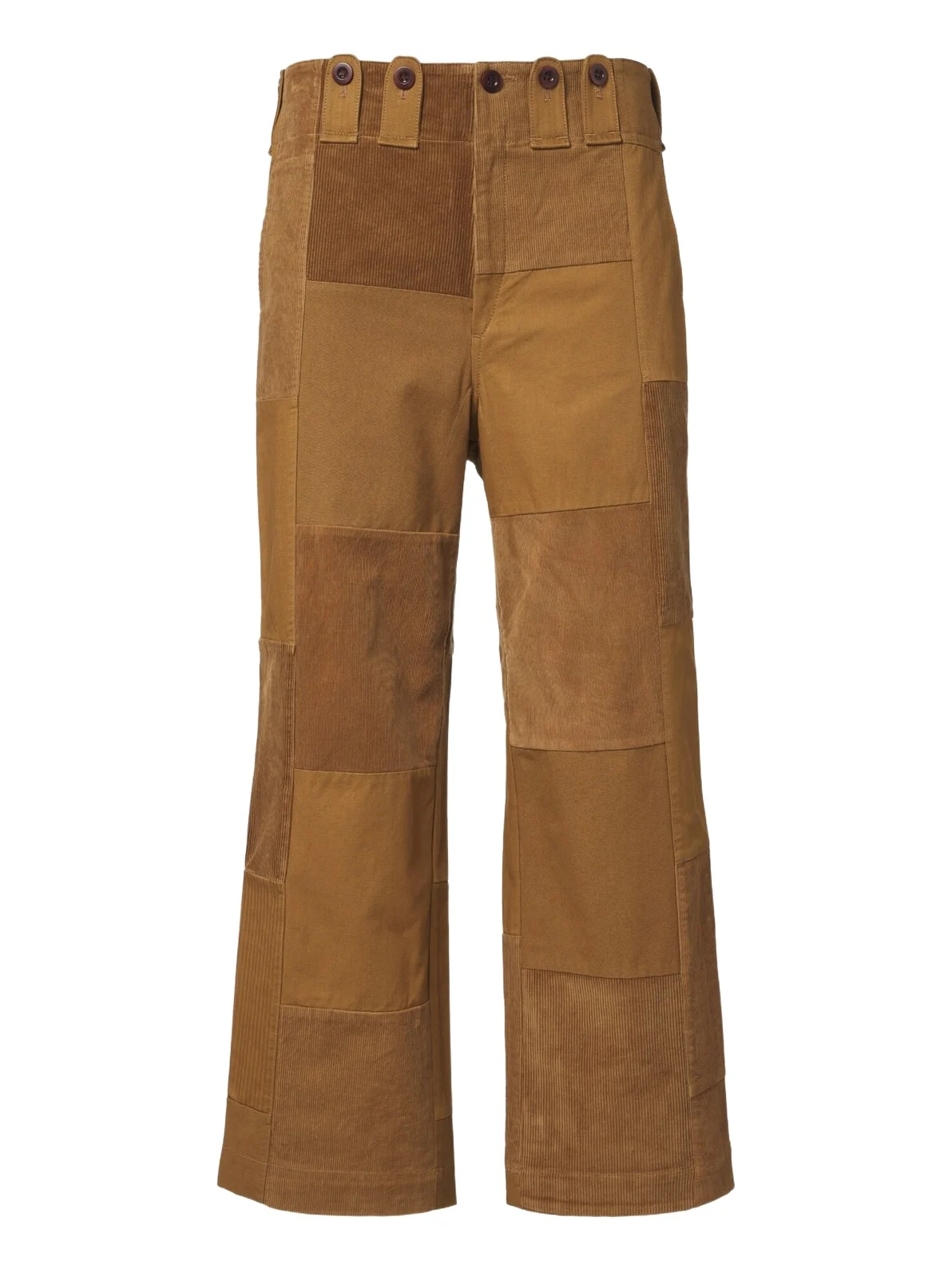 Junya Watanabe Patchwork cotton wide-leg pants