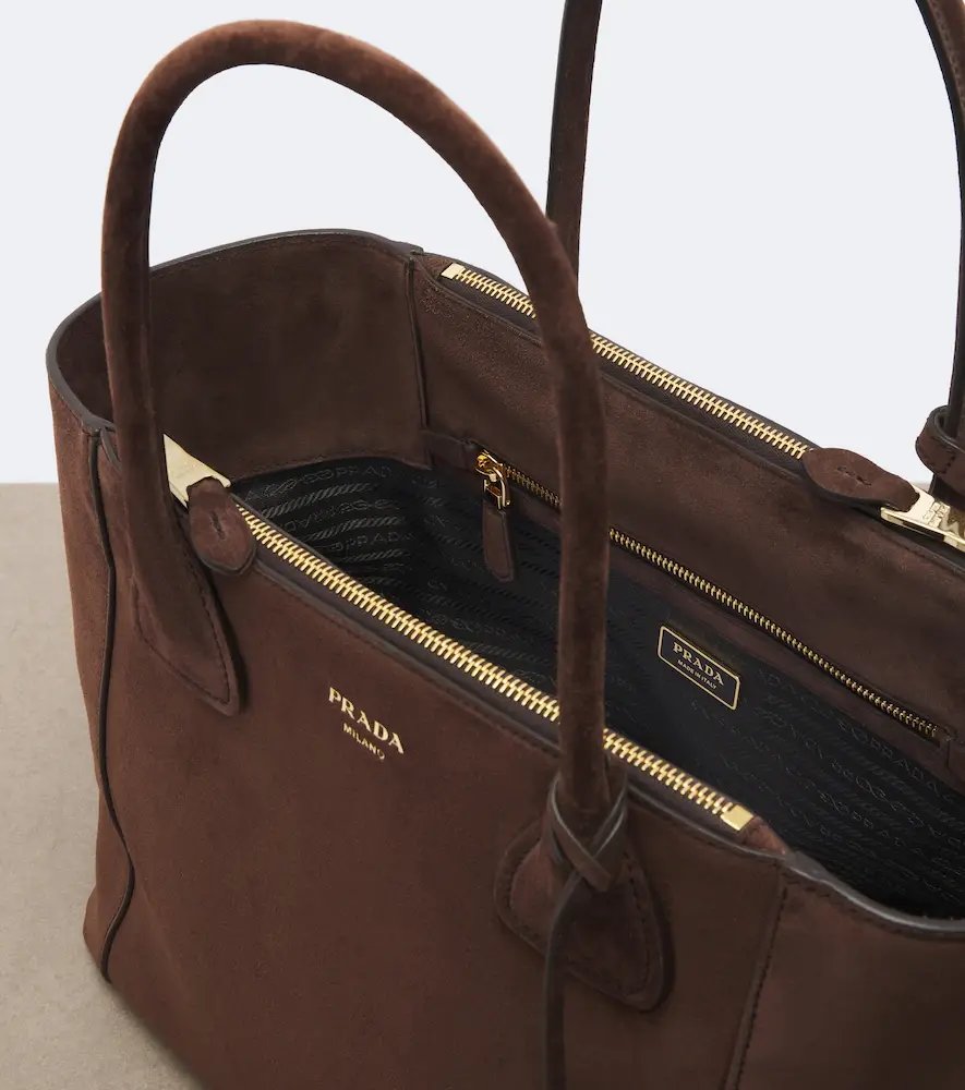 Prada Nova Large suede tote bag | Thumbnail 2