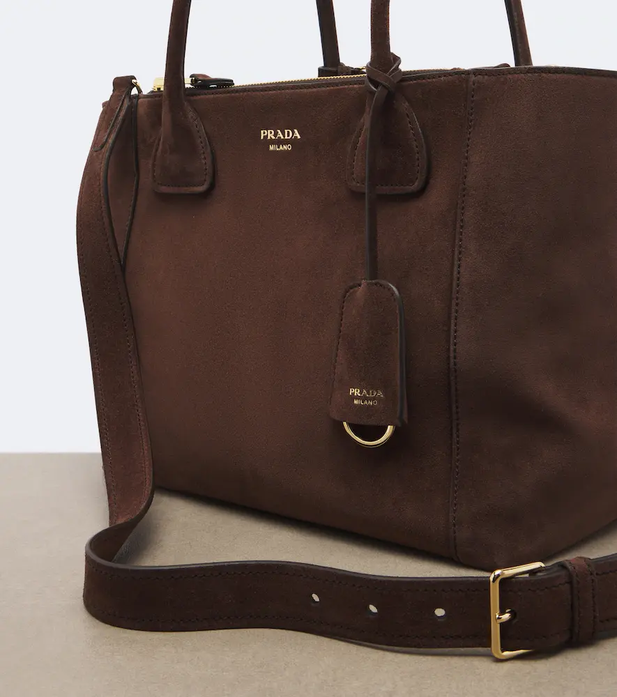Prada Nova Large suede tote bag | Thumbnail 3