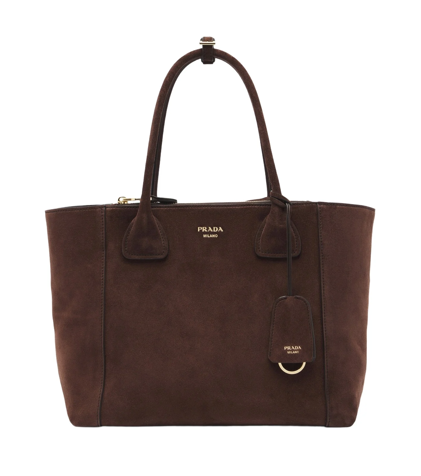 Prada Nova Large suede tote bag