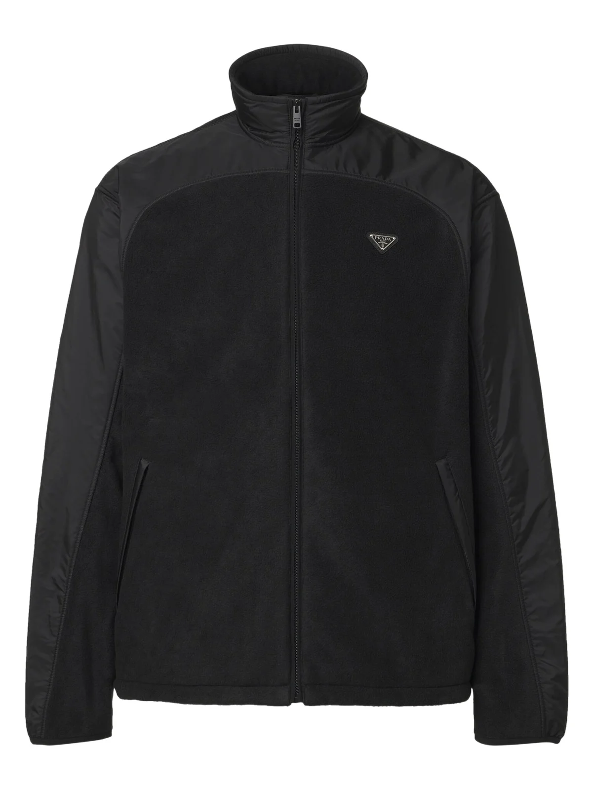 Prada Re-Nylon and fleece jacket