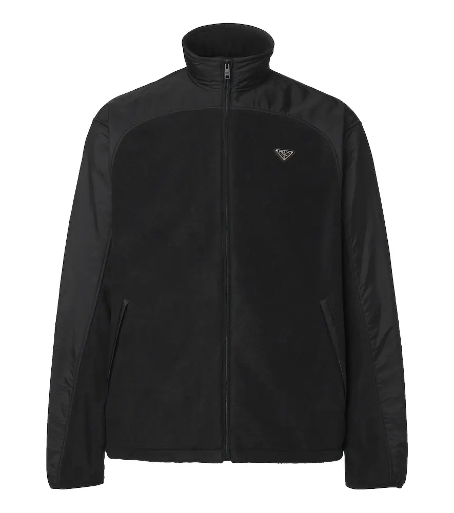Prada Re-Nylon and fleece jacket