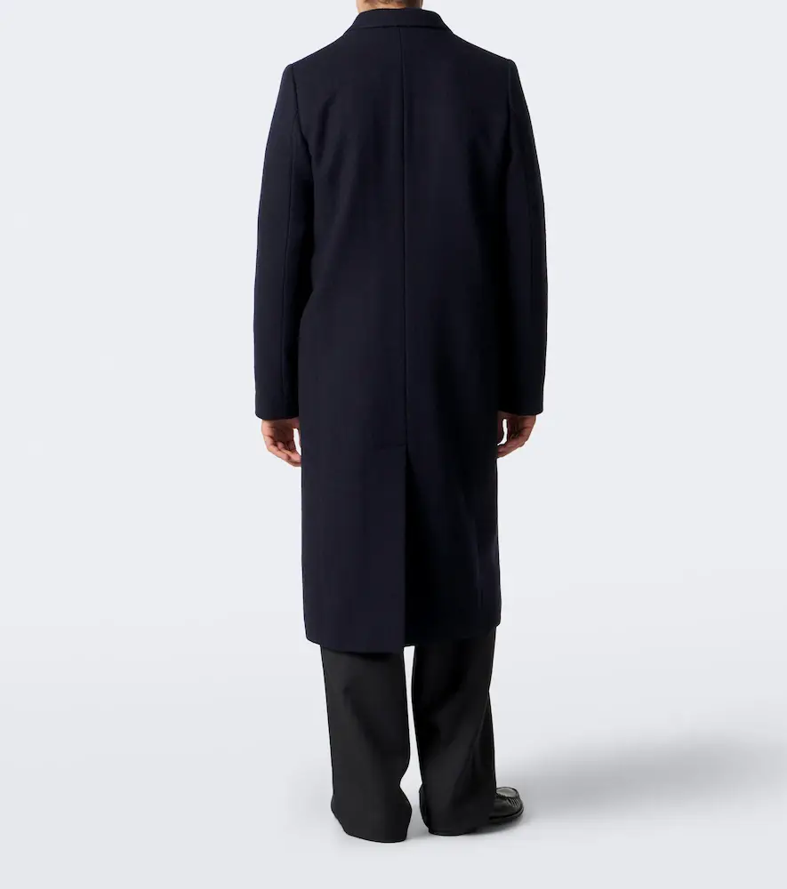 Prada Double-breasted virgin wool coat | Thumbnail 2 Prada Double-breasted virgin wool coat | Thumbnail 2