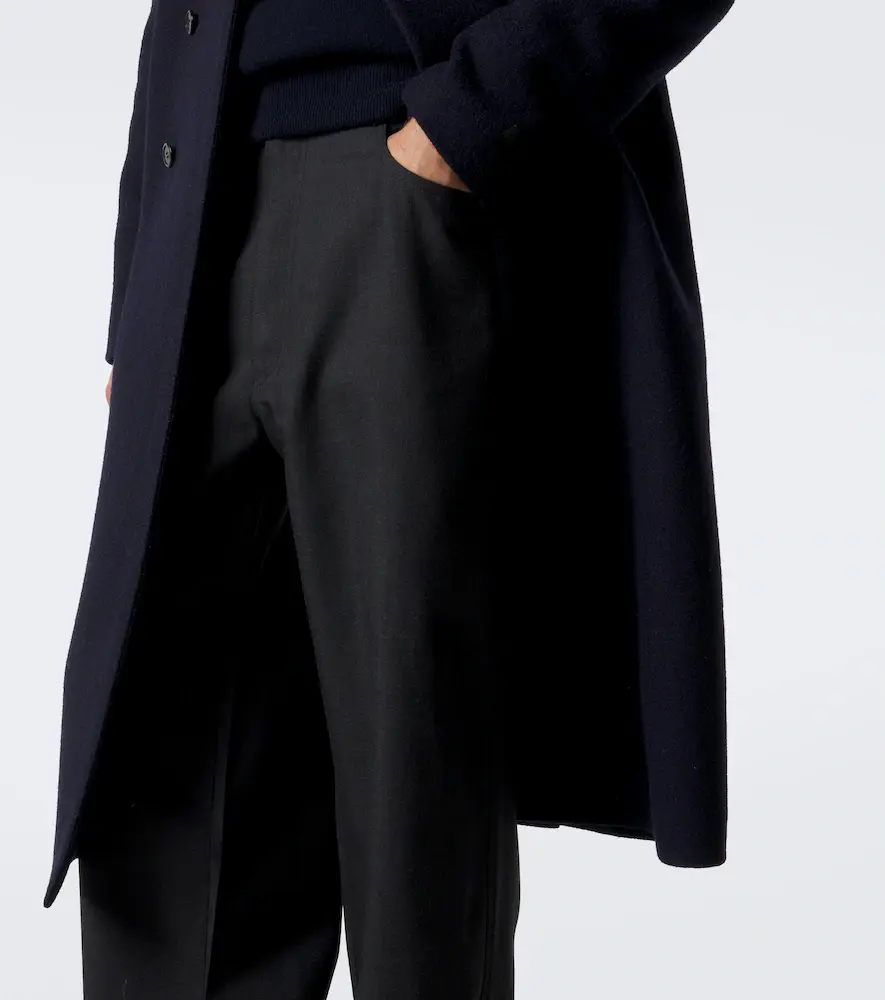 Prada Double-breasted virgin wool coat | Thumbnail 3 Prada Double-breasted virgin wool coat | Thumbnail 3