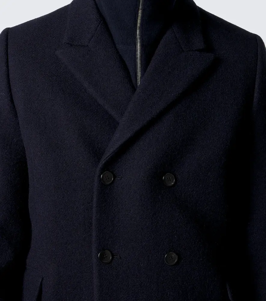Prada Double-breasted virgin wool coat | Thumbnail 5 Prada Double-breasted virgin wool coat | Thumbnail 5