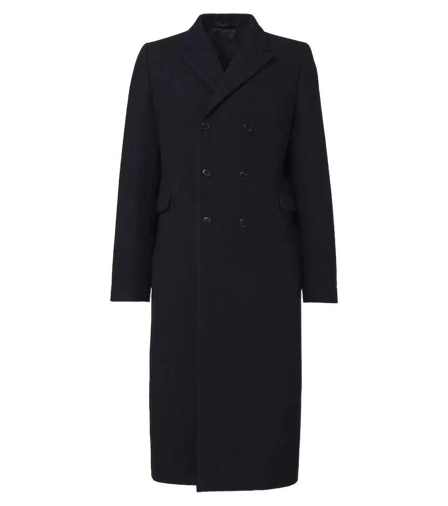 Prada Double-breasted virgin wool coat