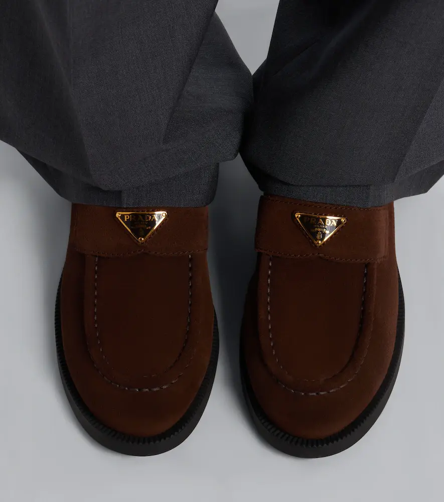 Prada Suede penny loafers | Thumbnail 6