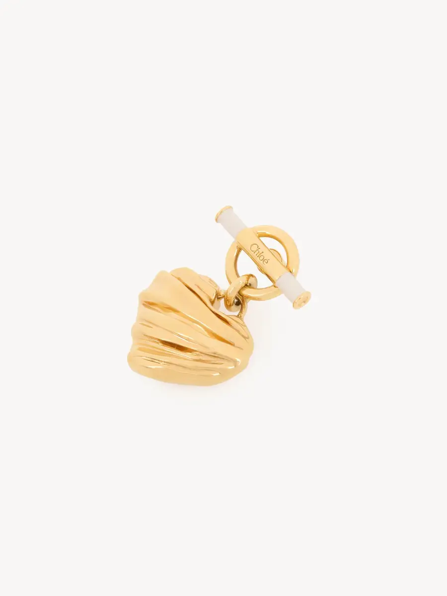Chloé The Chloé Pleated Heart earrings | Thumbnail 4