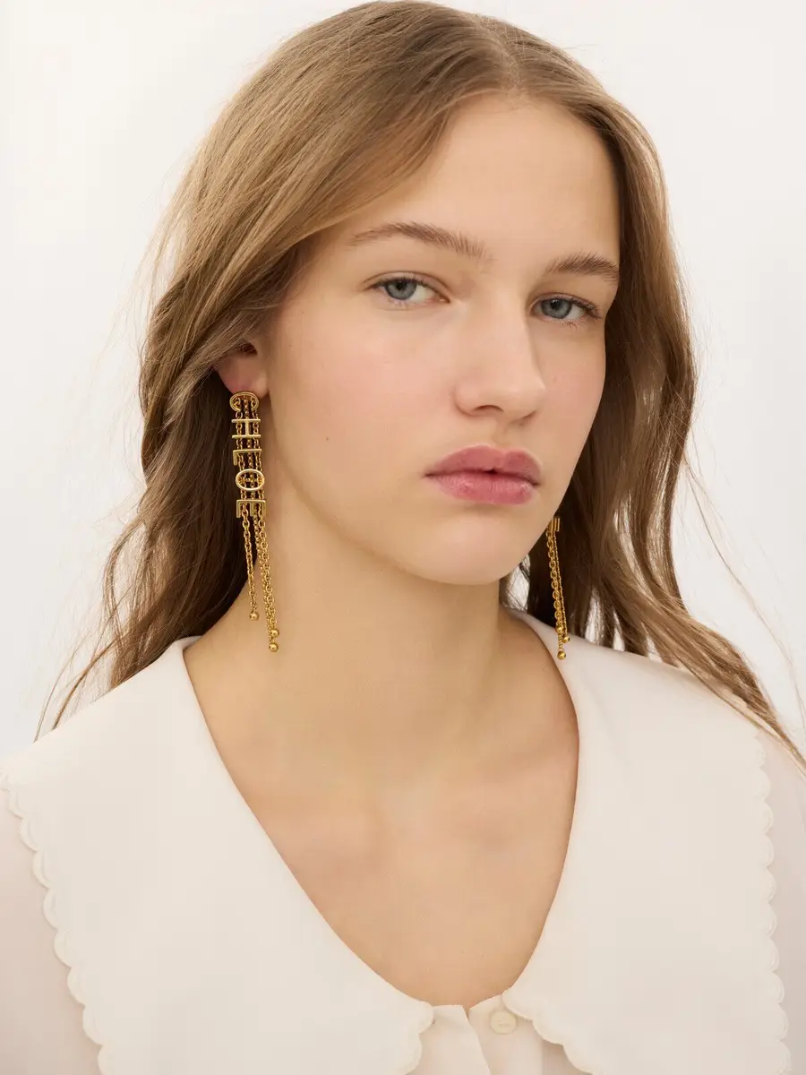 Chloé The Chloé Mini Belt dangling earrings | Thumbnail 3