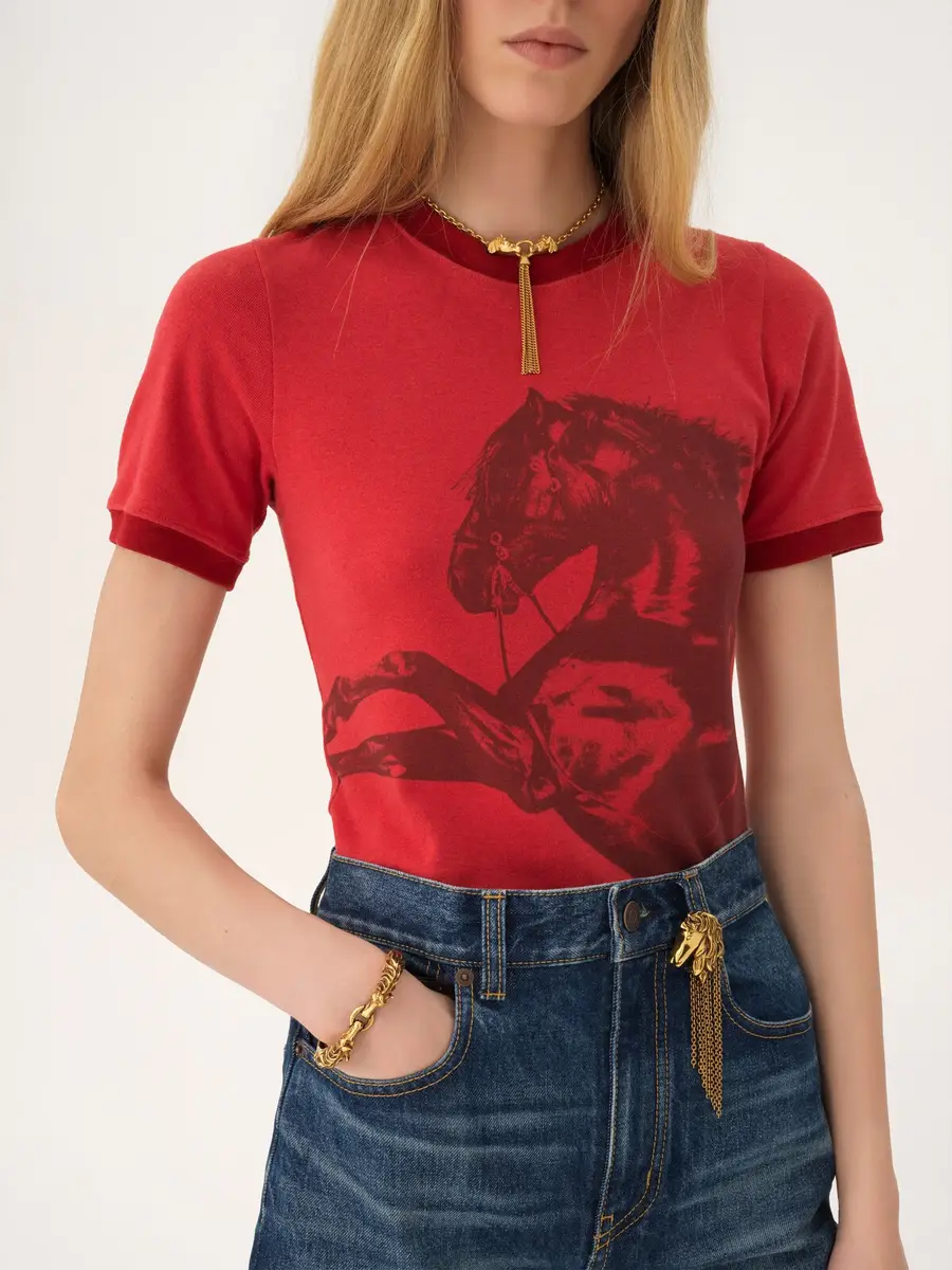 Chloé The Chloé Chain Horse cuff | Thumbnail 3