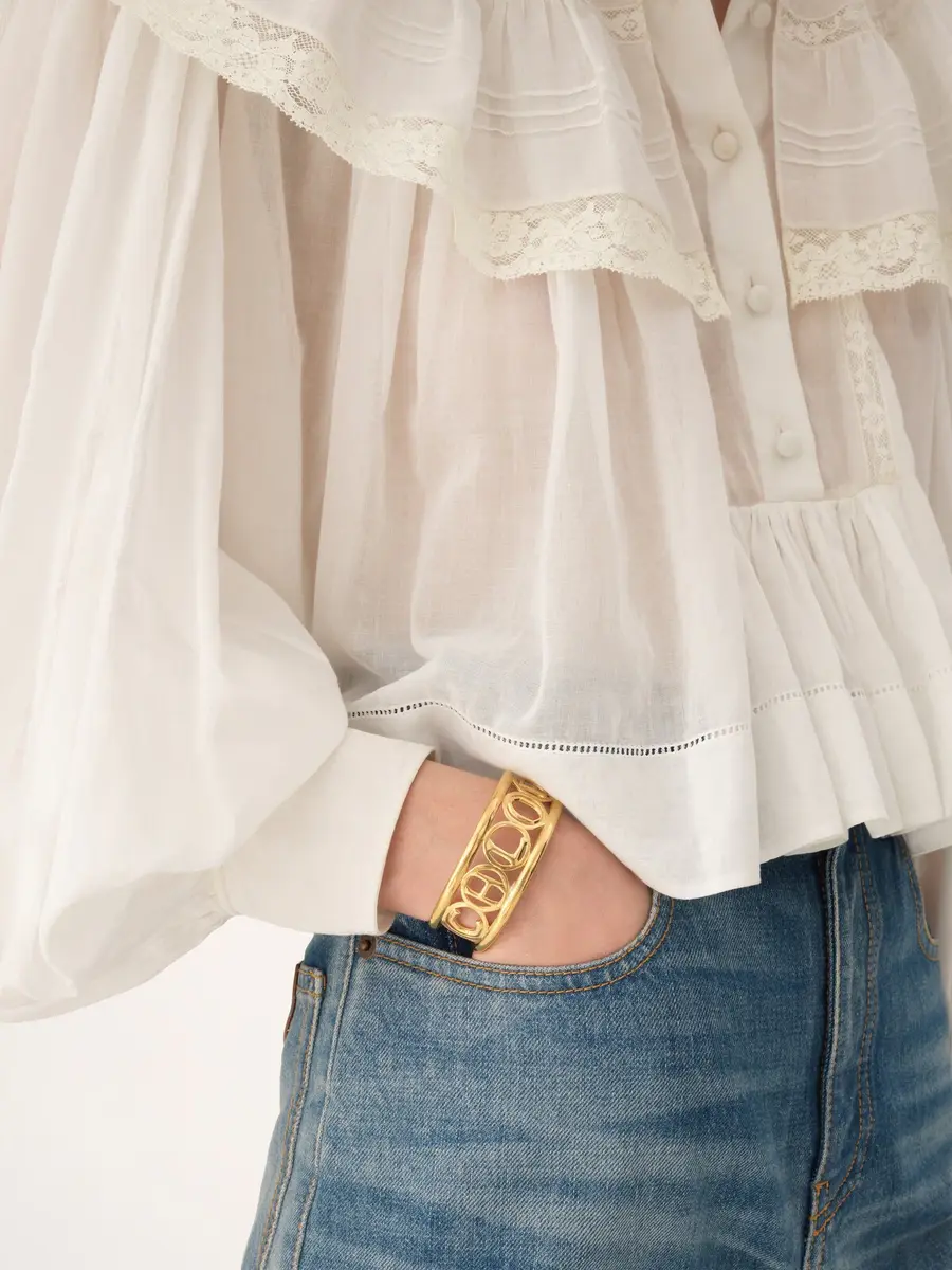 Chloé The Chloé Script cuff | Thumbnail 3 Chloé The Chloé Script cuff | Thumbnail 3