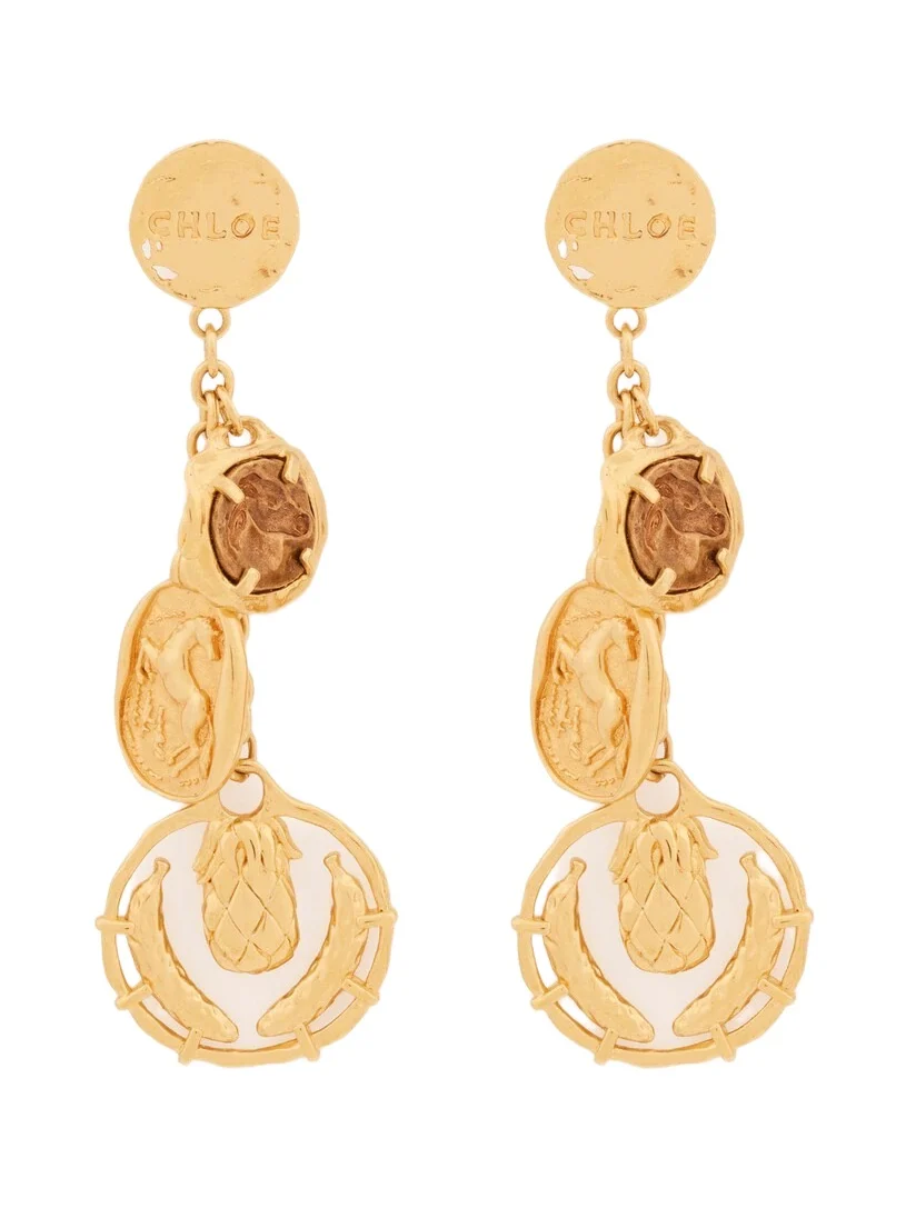 The Chloé Medals earrings The Chloé Medals earrings